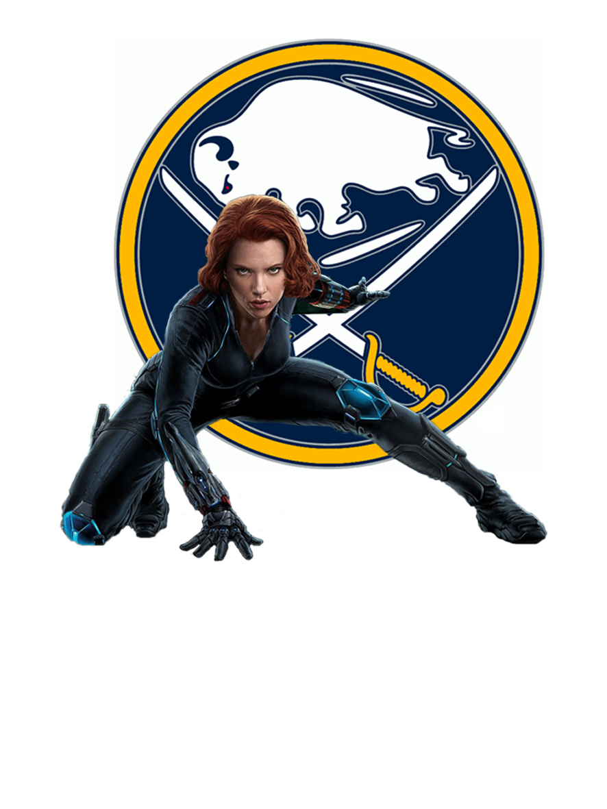 Buffalo Sabres Black Widow Logo vinyl decal